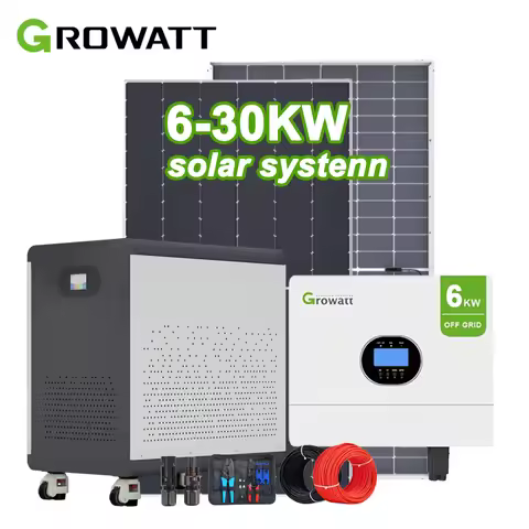 Off-Grid House Solar Power System Complete Kit with Battery Storage 6KW 12KW 18KW 36KW Solar Energy