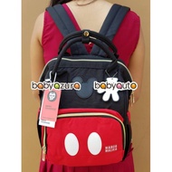 Ori IMPORT!!! Marco malika Backpack diaper bag marco mickey disney anello original size M mickey