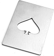 6 Pieces Sublimation blanks Credit Card 8.5 x 5.5 cm Grey Steel Bottle Beer Metal Opener Heavy duty
