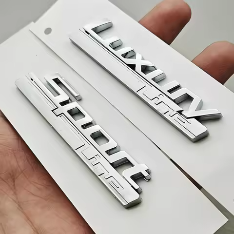 3D ABS Sport Luxury Line Emblem Car Fender Badge Stickers For BMW 520i 530i 330i 320i 518i F30 F10 G