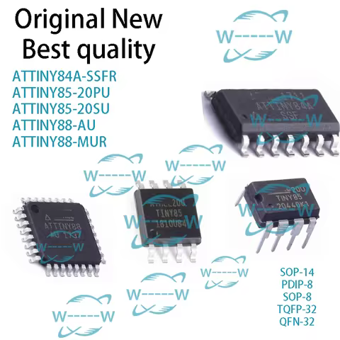 (5-30 PCS) ATTINY84A-SSFR ATTINY85-20PU ATTINY85-20SU ATTINY88-AU ATTINY88-MUR ATTINY84A-SSF TINY85 