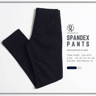 GOODWIN - 9712 SPANDEX PANTS กางเกงขายาว ผู้ชาย ผ้ายืด สีพื้น Slim fit