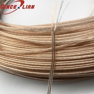 5 Meters 26AWG 2468 UL2468 PVC Tinned Bare Copper Cord Gold Silver ROHS 20 22 24AWG Audio Cable Speaker Cable Transparent line