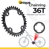 MOTSUV Aluminum Alloy Bicycle Crankset Sprocket Gear T6 36T - 104BCD