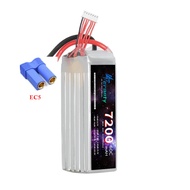 TERANTY Lipo แบตเตอรี่6S 22.2V 60C 7200MAh สำหรับ RC Racing โดรน FPV Quadcopters เครื่องบินกับ Deans