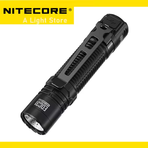 NITECORE EDC31 Flashlight UHi LED 3500 Lumens USB-C Rechargeable Compact Tactical EDC Built-in 3800m