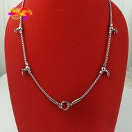 B11 Genuine Stainless Steel Necklace Spring Ring Rattan Pattern 3.5 Mm. 27 Inches There Are Many Sty
