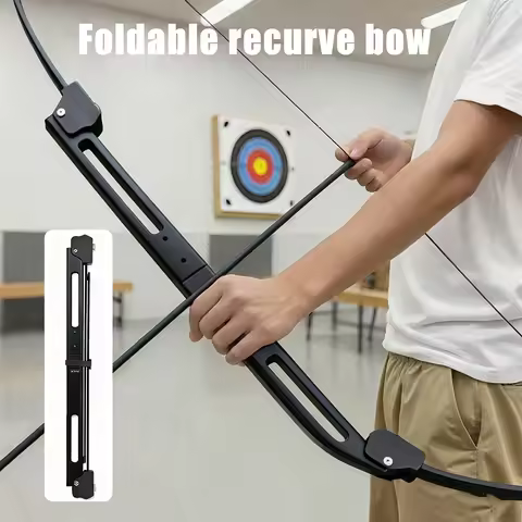 Foldable Bow and Arrow Set 55 Inch for Adults, Right Left Handed Archery, 150 LBS Crossbow for Outdo