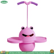 【24 hours Flash Delivery】Frog Shape Kids Hopper Ball for Balance Training Cartoon Hop Ball Pogo Ball