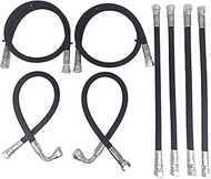 XYZIL Hydraulic Hoses Kit Compatible with Kubota Front Loader LA350A LA401 LA402 LA402-1 7J303-76610