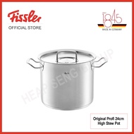 Fissler Original-Profi Collection® 24 cm High Stew Pot with Metal Lid - 084-118-24-000/0