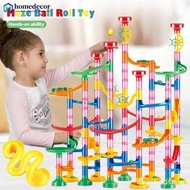 HOMEDECOR DIY Construction Marble Run Race Track Building Blocks Kids 3D Maze Ball Roll Toys Childre