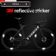Bike Frame Sticker 3M Reflective Sticker Motorcycle Bicycle Decal Night Safety Cycling Reflective Stickers Bike Accessories