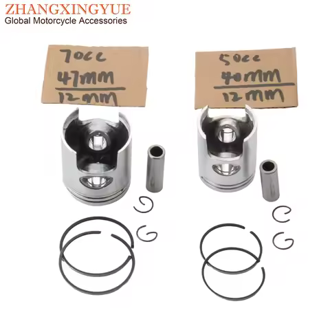 50cc 70cc 40mm 47mm Piston Kit For Piaggio Diesis Fly Free Liberty Nrg Power Dt Sfera Typhoon Zip 50