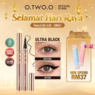 O.TWO.O Eyeliner Pen Waterproof Black/Celak 極細眼線液筆-Easy-extend Long-lasting Eye Makeup 0.5ml