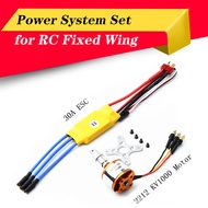 XXD A2212 1000KV Brushless Motor 30A ESC Motor Speed Controller Combo Set for RC Fixed Wing Plane He