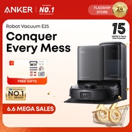 eufy by Anker E25 Robot Vacuum Cleaner Self-Cleaning while Mopping Always Clean Roller Mop 20,000Pa 