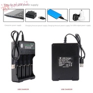 [READY STOCK] Battery Charger Lithium Battery Universal Li-ion Battery 18650/18500/16340/14500/26650 Intelligent For 18650 Charging