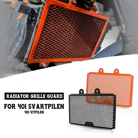 For Husqvarna 401 Svartpilen 401 Vitpilen Motorcycle Radiator Grille Cover Guard Protection FOR KTM 