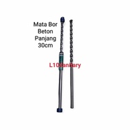 Mata Bor Beton PANJANG / Mata Bor Tembok PANJANG 30cm / 12" inch