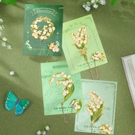 Lily of the Valley Series Bookmark Reading Stationery University Beautiful Gift Teacher Student Trai