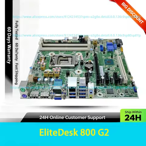 Used Desktop Motherboard PN 795970-001 795206-001 795970-601 Q170 LGA1151 DDR4 For HP EliteDesk 800 