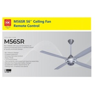 KDK M56SR 56" Remote Controlled Ceiling Fan