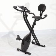 Back-Mounted Home Exercise Bike Magnetic Control Pedal Bicycle Foldable Spinning Weight Loss Indoor Exercise Equipment