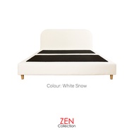 ZEN Collection เตียงนอน ฐานเตียง+หัวเตียง เสริมไม้อัด 6ฟุต 5ฟุต 3.5ฟุต (ไม่รวมที่นอน) BIANCA Bedding