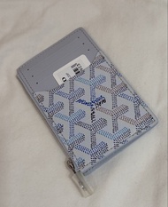 Goyard Bourbon Zipped 2026 Limited Polar Blue Card Holder