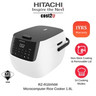 Hitachi 1.8L Microcomputer Jar Rice Cooker | SR-CN188WSK Hitachi RZ-S18MNW (Multi Cooker Periuk Nasi