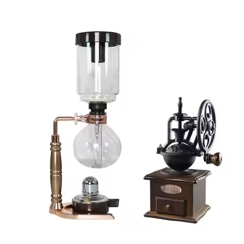 Siphon coffee maker Household siphon pot set Glass utensils Coffee machine for 3 people for 5 people