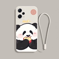 Case for xiaomi Redmi Note 12 Pro redmi Note 12 POCO X5 5G Shockproof prevent slip lucky cute panda soft Phone Case cover