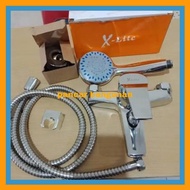 HOT AND COLD FAUCET XLITE BATHUB FAUCET 1 COMPLETE SET COMPLETE MIXER FAUCET HOT AND COLD FAUCET