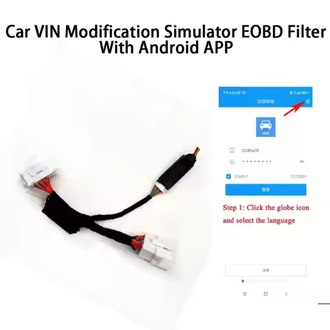 VIN Modification Simulator 17 Car Digit OBD EOBD Simulator VIN Modification Simulator Frame Number W