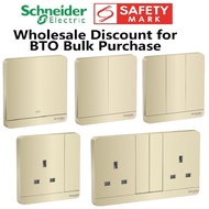 Schneider Electric AvatarOn Switch Wine Gold Avatar On