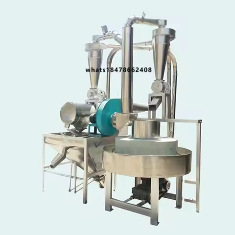 Industrial Stone Grain Flour Mill Grinder with Motor Wheat Flour Mill Machine for Sale
