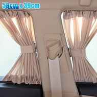 【Anna】Van VIP style Front /rear Window Anti-UV 50*39cm Accessories 2Pcs Car Curtains