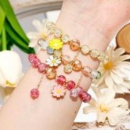 Lucky Daisy Crystal Bead Bracelet Crystal Bracelet | 1Pcs Fashionable Friendship Jewelry Gift for BF
