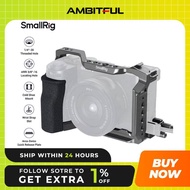 SmallRig A6700 Cage HawkLock Quick Release Cage Kit for Sony Alpha 6700 w Silicone Grip & Cable Clam