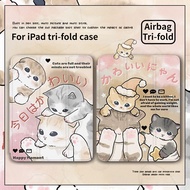 For ipad 10th generation case New Cute Cat Pattern iPad Smart Case for iPad Pro11 Pro12.9 2021/20/19 gen9/8/7 10.2 mini6/5/4 with pencil holder