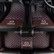 Mazda CX-5/CX5,CX-3,CX-30,2 Hatchback,2 Sedan car mats Right hand drive Car Mat Leather Car Floor Mat Car Mats / Floor Mats / Carpets / Carmat