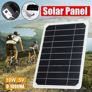 10W Portable Solar Panel 5V Solar Charger Module Energy Polysilicon Solar Panel  Outdoor Camping Fishing Mobile one Char