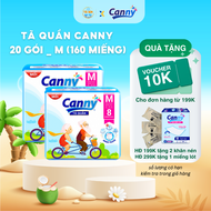 Combo 20 gói Tã Quần Người Già Canny Siêu Thấm Bỉm Quần Người Già Kháng Khuẩn Size M8 L7 XL7 Miếng T