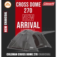 Coleman Cross Dome 270 New Charcoal 270 Tent Size 4 People Color With