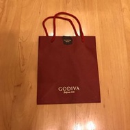 Godiva paper bag 紙袋 禮物袋 1個