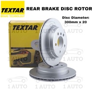 TEXTAR GERMANY REAR BRAKE DISC ROTOR BMW F30 328i 330e F34 GT 328i 320d F36 428i (300mm type)