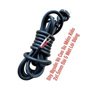 Dây Nguồn Vỏ Cao Su Mềm Kiểu 2x1.5mm Dài 5 Mét Lõi Đồng