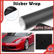 300cmX60cm Matte Black Vinyl Film Sheets Color Car Kereta/Motor Sticker Wrap