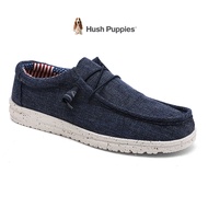 Hush Puppies รองเท้าผู้ชาย รุ่น WATHERSMART USA HP IHDB179X9 -สีฟ้า รองเท้าผ้าใบ Loafers Men Shoes รองเท้าลำลอง รองเท้าแบบสวม Men Slip-Ons